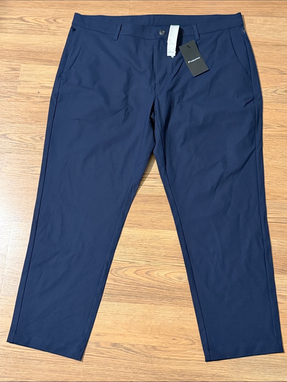 Fabletics Men's Navy Straight Fit Chinos